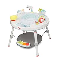 Baby Activity Center: Interactive Play Center with 3-Stage Grow-with-Me Functionality, 4mo+, Silver Lining Cloud