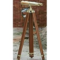 Brass Binocular Optics Maritime Binocular Functional Telescope with Adjustable Tripod Maritime Telescope Gift idea Telescope