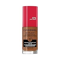 Covergirl Outlast Extreme Wear 3-in-1 Full Coverage Liquid Foundation, SPF 18 Sunscreen, Soft Sable, 1 Fl. Oz.