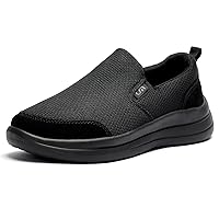 Men's Slip on Sneakers Walking Shoes X Wide Width Comfortable Casual Sneakers Lightweight Work Driving Loafers