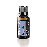 DoTerra DigestZen 15ml - Pure Essential Oil Digestive Blend with Peppermint, Ginger and Other Natural Oils to Help Reduce Gas, Indigestion and Upset Stomach