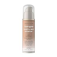Neutrogena Healthy Skin Enhancer Sheer Face Tint with Retinol & Broad Spectrum SPF 20 Sunscreen for Younger Looking Skin, 3-in-1 Daily Enhancer, Non-Comedogenic, Neutral to Tan 40, 1 fl. oz