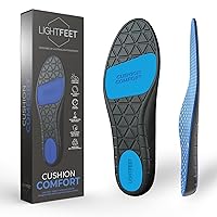 Cushion Comfort Insoles: Super Soft and Comfortable Insoles | Designed by Australian Podiatrist with Gel and Memory Foam | Reduces Impact & Joint Stress | Provides All-Day Comfort - XS