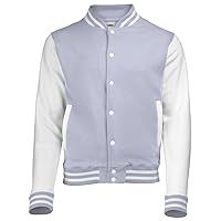 Hoods Varsity Letterman jacket Heather Grey / White M