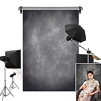 Kate 5x7ft Gray Texture Backdrop Gray Purple Abstract Portrait Headshot Backgrounds for Photoshoot, Photo Video Studio Prop