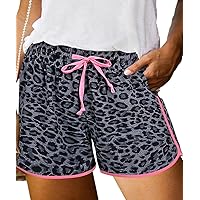 RITERA Women Plus Size Shorts Pants Summer Beach Drawstring Elastic Waist Casual Short with Pockets Xl-5Xl
