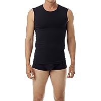 Underworks Men's Performance Cotton Compression Muscle Shirt - for Workouts, Slimming, and as Undershirt