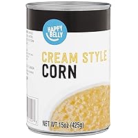Amazon Brand - Happy Belly Cream Style Corn, 15 ounce (Pack of 1)