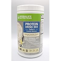 Protein Drink Mix Select: Natural Vanilla Flavor 638g, Nutrient Dense Healthy Snack, Protein Booster, Sustein Energy, No Artificial Flavor or Sweeteners, Gluten-Free