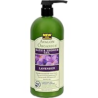 Avalon Organics: Therapeutic Bath & Shower Gel, Lavender 32 oz (4 pack)