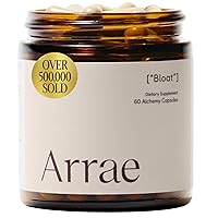 Arrae Fast-Acting Bloating Relief Digestive Enzymes, All Natural Bloat, Gas & Indigestion Relief Capsules, 60 Count