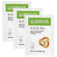 HERBALIFE N-R-G Nature's Raw Guarana Tea 30 Packets (1 g), Nature's Raw Guarana Boosts the Feeling of Energy, Naturally Flavored, Instant, 0 calories