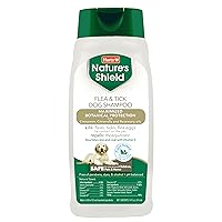 Hartz Nature’s Shield Flea & Tick Dog Shampoo Maximized Botanical Protection & Prevention with Cinnamon, Citronella & Rosemary Oils, 14 Ounces