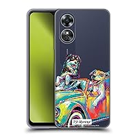Head Case Designs Officially Licensed P.D. Moreno Couple Car Fun Love Soft Gel Case Compatible with Oppo A17