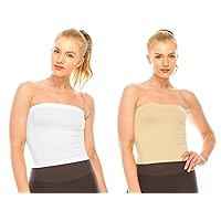 Mini Bandeau Strapless Tube Top, UV Protective Fabric, Rated UPF 50+, Made in USA