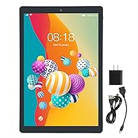 plplaaoo Android Tablet, 10.1 Inch Tablet MT6592 10 Core 5G WiFi for Android 12 6GB 128GB 200W 500W 1960x1080 8800mAh Black Callable Tablet 100‑240V, Supports Microsoft Office Software(US), androi