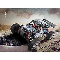 WLtoys High-Speed RC Car 124018 V2 1/12 4WD 55km/h High-Speed Off-Road Remote Control Drift Climbing RC Racing Car Adults,Kids Toys (124018 2200+3000)