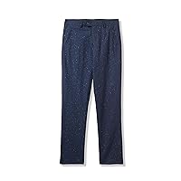 Isaac Mizrahi Boy's Slim Fit Wool Blend Ink-Splash Pants