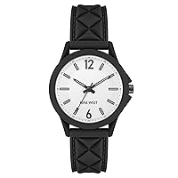 Nine West Women's Patterned Silicone Strap Watch, NW/2942