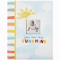 C.R. Gibson B2-24545 You are My Sunshine Gender Neutral Baby Memory Book, 8.8