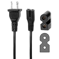 AC 120V 60Hz 20W Power Cord Outlet Socket Cable Plug Lead for Sony SA-CT60BT SACT60BT SA-CT60 Active Speaker System Bluetooth Sound Bar (NOT fit AC 220-240V)
