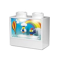 Lego Classic 1x2 Lighted Display Night Light with Bird Building Toy - Color Changing LED Nightlight for Kids Bedroom Gaming Room
