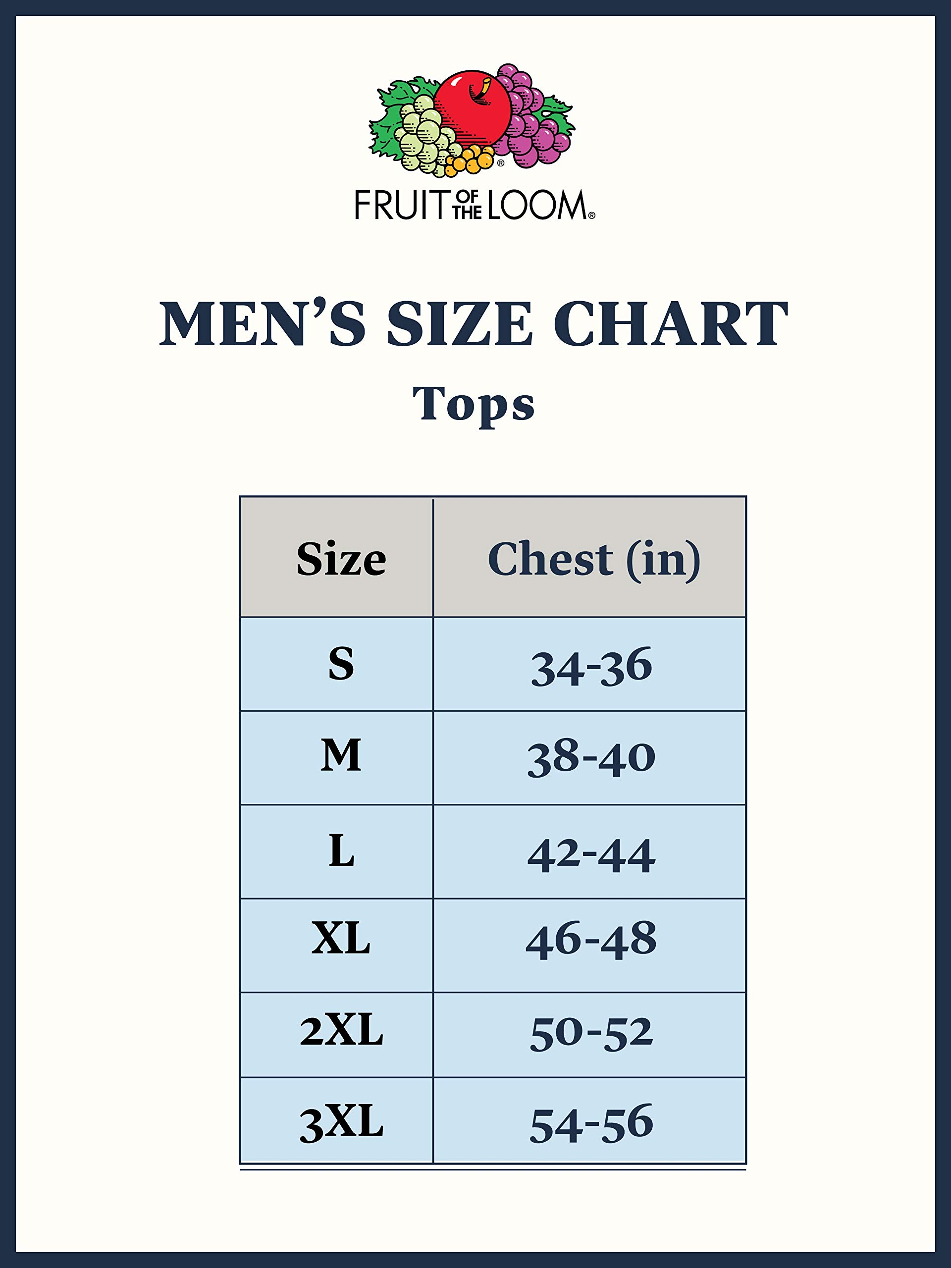 Fruit of the Loom Men's V-Neck T-Shirt Multipack