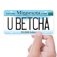 You Betcha Minnesota Bumper Sticker - Midwest Saying Decals for Hydroflask, Laptop, Car, Water Bottle