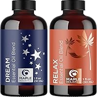 Relaxing Essential Oils for Sleep Time - Relax and Dream Sleep Essential Oil Blends for Diffuser with Pure Essential Oils Including Lavender Roman Chamomile and Ylang Ylang