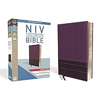 NIV, Thinline Bible, Large Print, Leathersoft, Purple, Red Letter, Comfort Print NIV, Thinline Bible, Large Print, Leathersoft, Purple, Red Letter, Comfort Print Imitation Leather