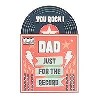 Birthday Card for Dad - Pop-Up Vinyl Record Design