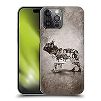 Head Case Designs Officially Licensed Klaudia Senator Vintage French Bulldog Hard Back Case Compatible with Apple iPhone 14 Pro Max