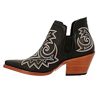 Durango Women's Black Western Fashion Bootie Boot