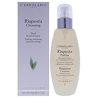 LErbolario Risposta Fluid Facial Cleanser, 6.7 oz - Facial Cleanser - Low-Foam Gel - Removes Makeup - Moisturizing and Nourishing - Cruelty-Free