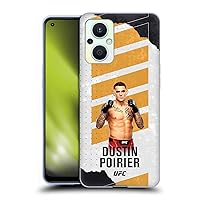 Head Case Designs Officially Licensed UFC Fight Card Dustin Poirier Soft Gel Case Compatible with Oppo Reno8 Lite