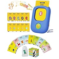 Talking Flashcards, Toddler Learning Educational Toys with 448 Sights Words, Pocket Speech Therapy Materials, Autism Sensory Toys, Montessori Toys for 1 2 3 4 5 Year Old Boys (Blue)