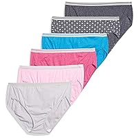 Fruit of the Loom Women's Plus Size Underwear, Fit for Me, Designed to Fit Your Curves