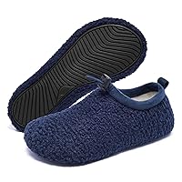 Kids Cozy Slippers Winter Warm House slippers Socks Anti-Skid shoes (Toddler/Little Kid/Big Kid)