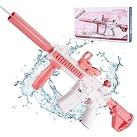 Electric Water Gun, Squirt Gun Toys, Automatic Water Soaker Gun up to 20 FT Long Range, Water Blaster Gun Toys for Kid & Adult, Outdoor Water Pool Shooting Game, Ideal Gift Toys