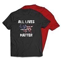 All Lives Matter US Flag Mens T-Shirt