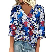 Spring Shirts for Women Casual Tops for Women Fashion Tops for Women Trendy Spring Shirts for Women 2024 Summer Work Outfits for Women Women's Summer Clothes Women Summer Turquoise XXL