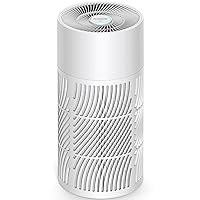 Oxypure Air Purifiers 3XL H13 HEPA Filter for Home Bedroom Allergies, 17dB, 360° Air Intake, Removal to 0.1 Micron Smoke Dust Mold Pollen Bacteria Pet Hair Odor, Air Quality Sensor, Energy Star