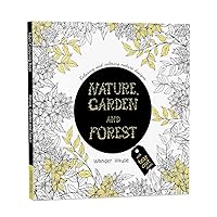 Nature, Garden and Forest: Colouring Books for Adults with Tear Out Sheets (Adult Colouring Book) [Paperback] Wonder House Books Editorial