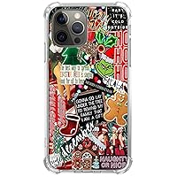 Winter Collage Case Christmas Day Cover for iPhone 13 Pro Max, Cute Christmas Holiday Collage Case for Girls Women Men, Unique Trendy TPU Bumper Cover Case for iPhone 13 Pro Max