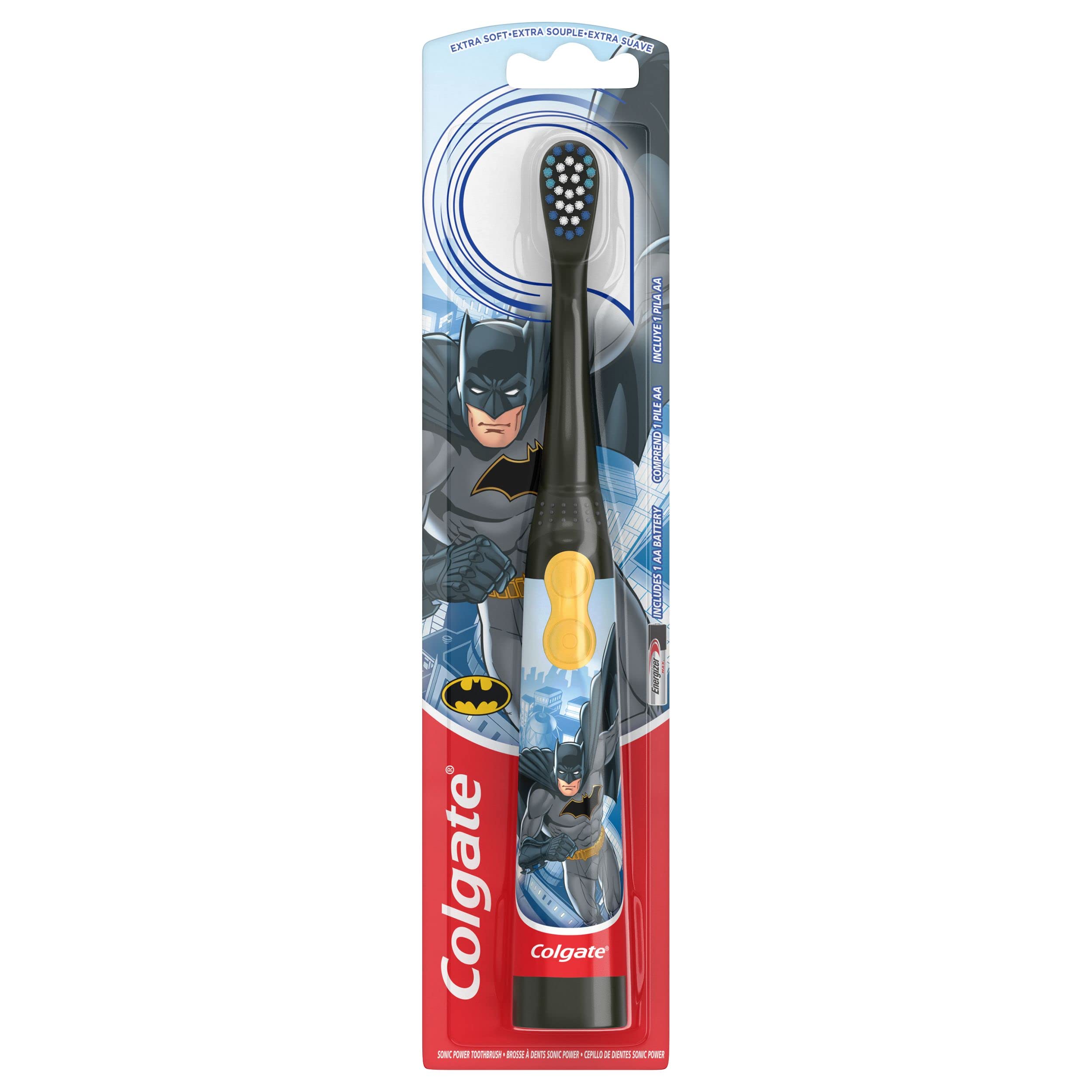 Mua Colgate Kids Battery Powered Toothbrush, Batman, Extra Soft Toothbrush,  Ages 3 and Up, 1 Pack trên Amazon Mỹ chính hãng 2023 | Giaonhan247