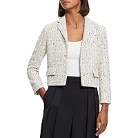 Theory Women's Tweed Crop Jacket