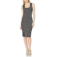 MILLY Women's Micro Dot Fitted Dress
