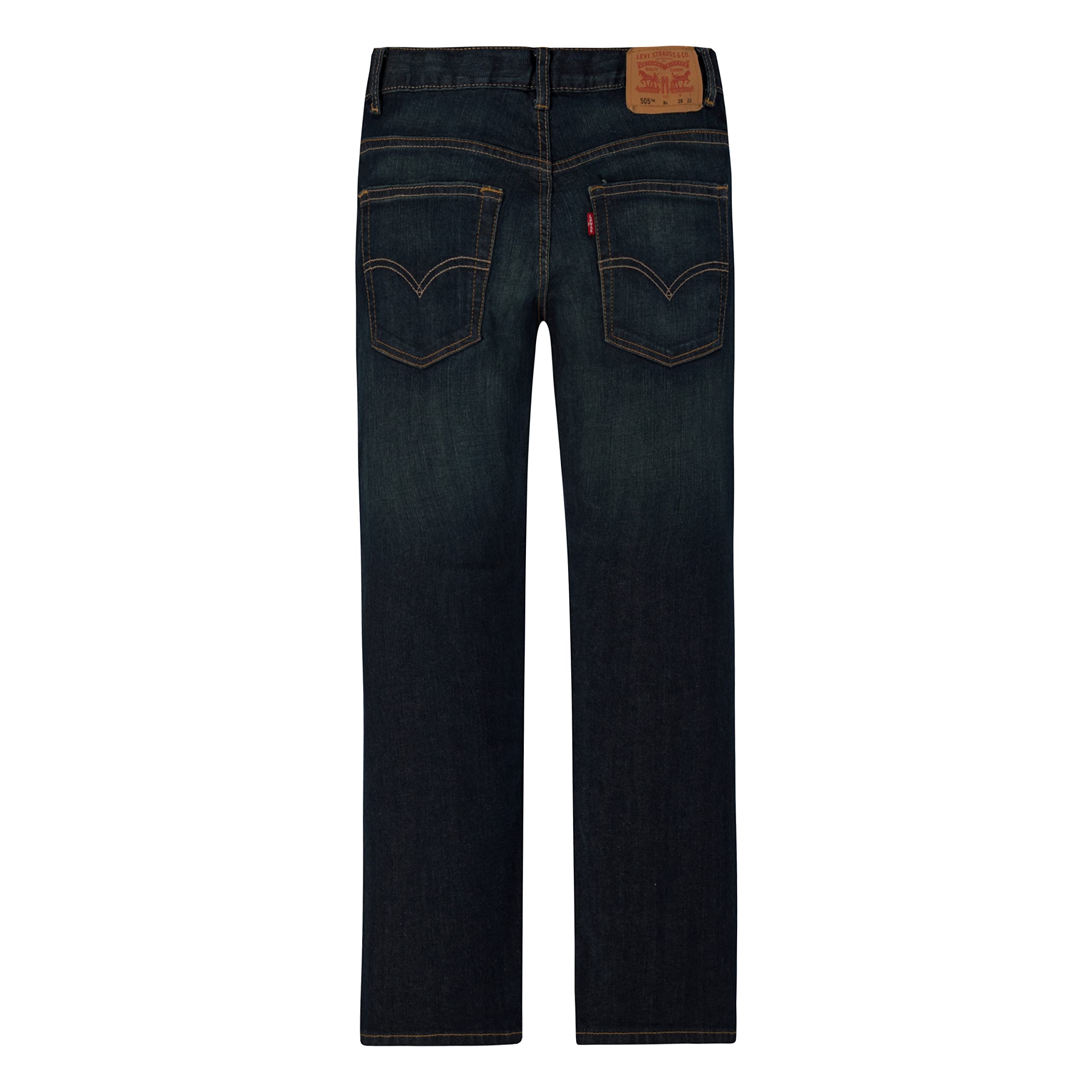 Levi's Boys' 505 Regular Fit Jeans, Cash, 10