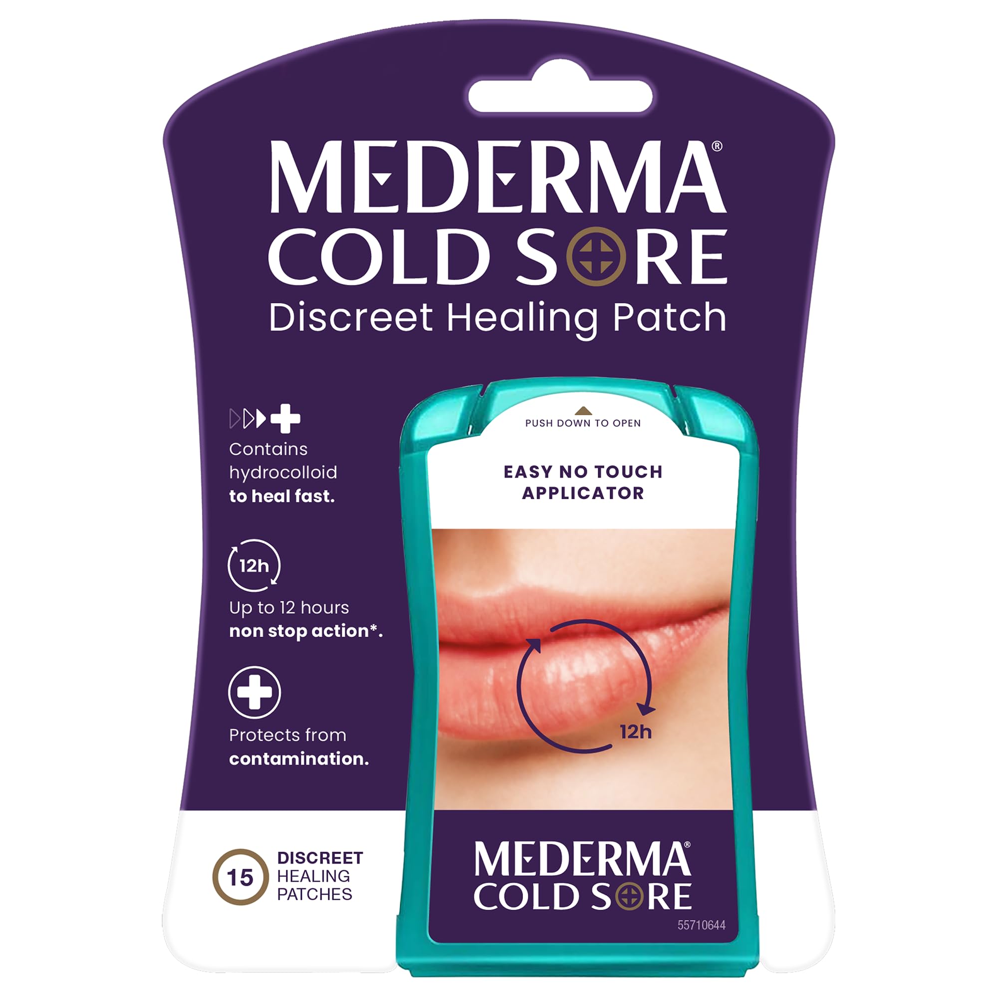 Mederma Fever Blister Discreet Healing Patch - A Patch That Protects and Conceals Cold Sores & Campho-Phenique Cold Sore and Fever Blister Treatment for Lips