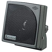 Cobra HG S100 - Dynamic External CB Speaker, Sound, Rugged Design , Black